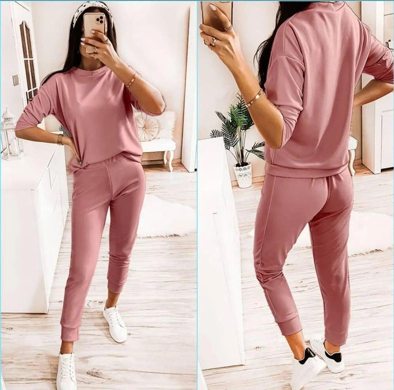 Жіночий рожевий костюм,РОЗМІР ТІЛЬКИ 40(XS)