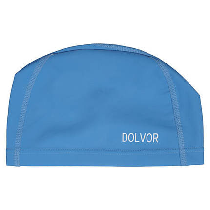 Шапочка для плавання тканинна синя Dolvor PU mod.DLV02, фото 1