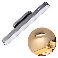 Акумуляторна магнітна Led лампа для будинку Baseus Magnetic Stepless Dimming Charging Desk Lamp Pro (DGXC-C0G)