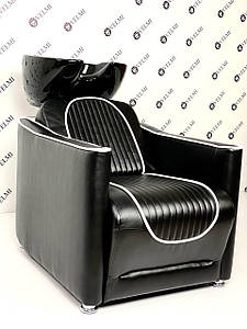 Мийка перукарська Vincent з кріслом зручна перукарська мийка для Barbershop VM2037*