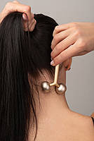 NEW! "Золотий ролер" з латуні для обличчя Blacktouch Gentle Gold, фото 5