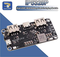 Плата PowerBank 18 Вт швидка зарядка QC3 IP5328P Li ion Li Po Baseus