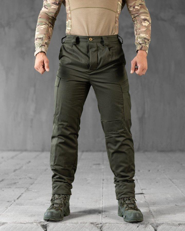 Штани Зимові Олива на флісі НП5041 ТМ, фото 1