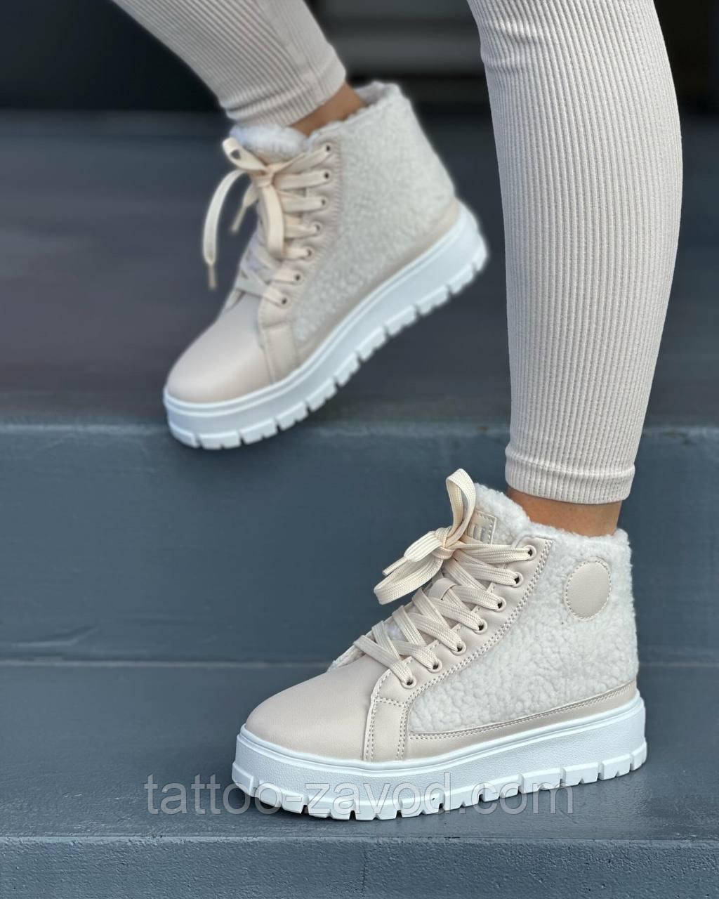 Кросівки зимові жіночі високі 36 37, фото 1