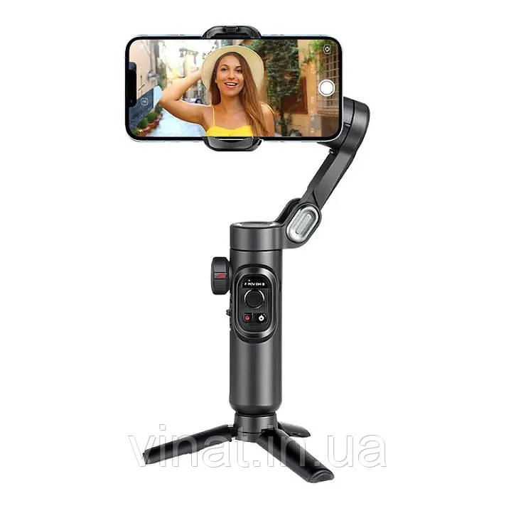 Триосьовий стабілізатор AOCHUAN Professional Gimbal Stabilizer for Smartphone SMART XE Black