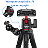Гнучкий штатив для телефону і фотоапарата трипод тринога міні зручний для смартфона та камери Ulanzi Tripod, фото 8