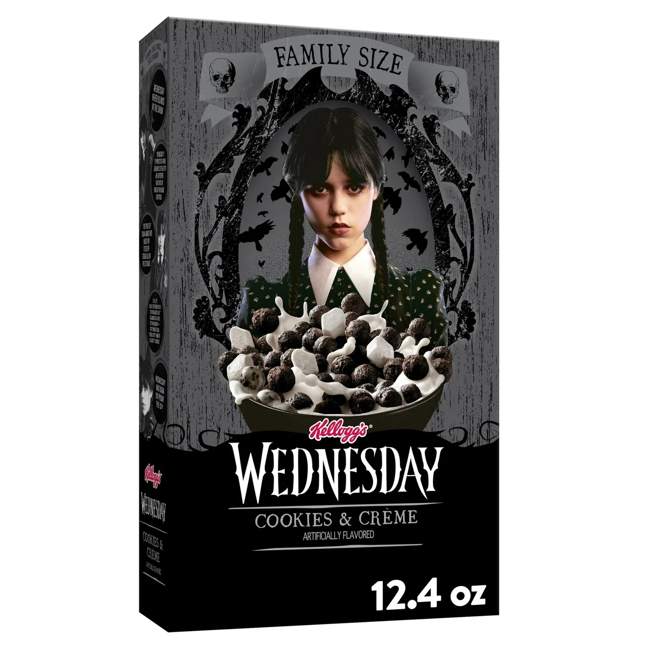 Сухий сніданок Kellogg's Wednesday Breakfast Cereal Family Size зі смаком печиво та крему 351г, фото 1