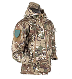 Куртка польова HWB на флісі софт шелл мультикам Soft Shell ТМ, фото 2