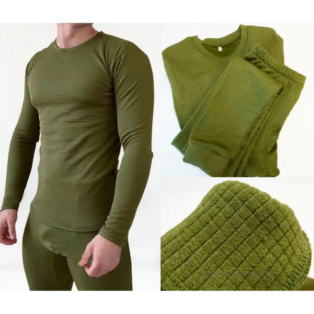 Термобілизна на флісі Термокубик Хакі ТМ, фото 1