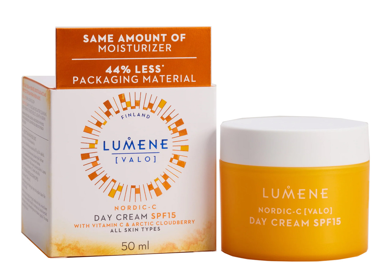 Денний крем для сяйва шкіри обличчя Lumene Valo [Light] Day Cream SPF 15