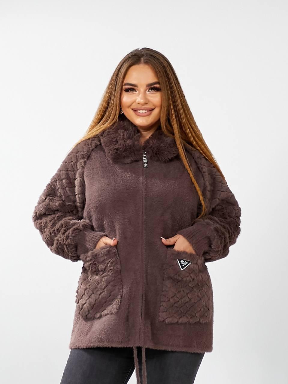 Жіночий Куртка Альпаки 52-58 (альп 1300), фото 1