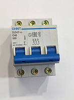 Автоматичний вимикач DZ47-60 3P 4.5kA C 40A Chint