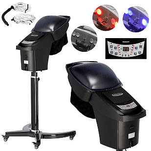 Зволожувач-сауна для волосся з активним озоном PRO Y-933 професійний із підставкою, чорний