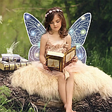 Електричні рухомі крила феї «Wings of Faerie» з підсвічуванням і звуком фіолетові, фото 5