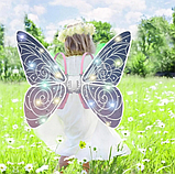 Електричні рухомі крила феї «Wings of Faerie» з підсвічуванням і звуком фіолетові, фото 8