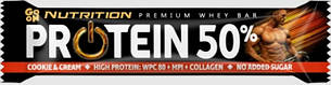 Протеїновий батончик GoOn Nutrition Protein Bar 50% 40г печиво з кремом