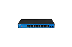 28-портовий 24*1000M POE+2*GE+2*GF PoE Ewind EW-S1928CG-AP