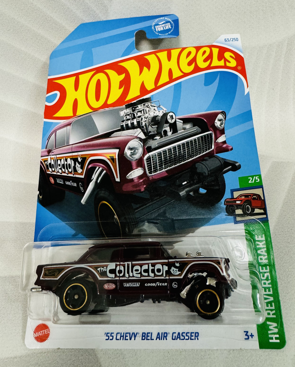 Колекційна машинка Hot Wheels 55 Chevy Bel Air Gasser