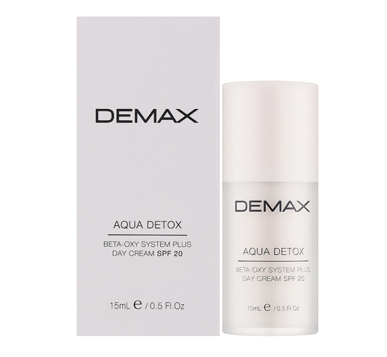 ДЕТОКС АКВА ДЕННИЙ КРЕМ  DEMAX DETOX DAY CREAM SPF 20  15мл