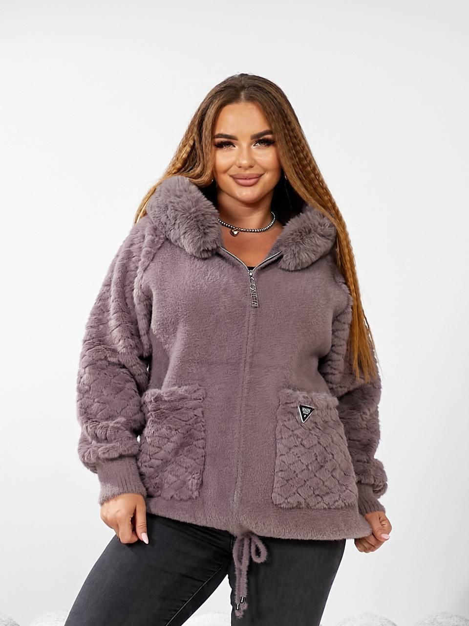 Жіночий Куртка Альпаки 52-58 (альп 1300), фото 1