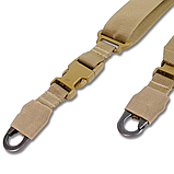 2-точковий койот Ремінь Kiborg Gun Sling G-2 ( 2 варіанти кріплення) | З пряжкою швидкого регулювання довжини Triple-X, фото 5
