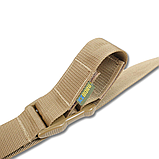 2-точковий койот Ремінь Kiborg Gun Sling G-2 ( 2 варіанти кріплення) | З пряжкою швидкого регулювання довжини Triple-X, фото 4