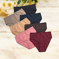 Набір трусів жіночих батальних Ніколетта 7 шт рубчик  Розміри 2XL 3XL 4XL 5XL