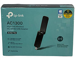Wi-Fi адаптер TP-Link Archer T4U | AC1300 Дводіапазонний бездротовийUSB-адаптер | Новий