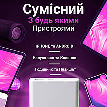 Повербанк з бездротовою зарядкою powerbank Xiaomi 10000 mAh Туре-С і Micro USB, фото 3