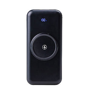 Повербанк з бездротовою зарядкою і 4 шнури в комплекті powerbank 20000 mah USB / Micro / Type-C / Lightning