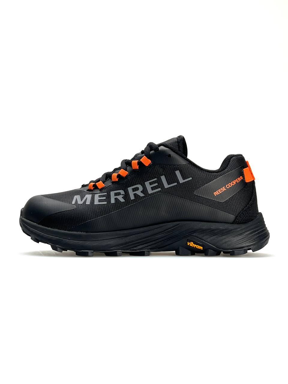 Чоловічі кросівки єврозима Merrell Reese Cooper Black Orange, Мерел чорні водонепрон. Текстиль 41