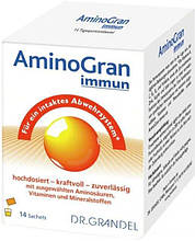 Харчова добавка для імунної системи Dr. Grandel Aminogran Immun, 14 саше