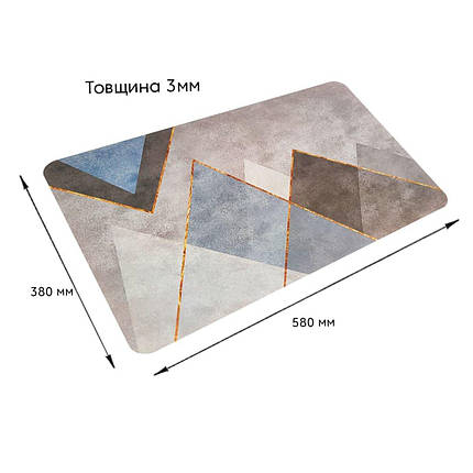 Вологопоглинаючий килимок 38*58CM*3MM (D) SW-00001560, фото 1