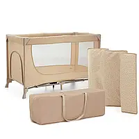 Ліжко-манеж Kinderkraft Joy 2 Beige