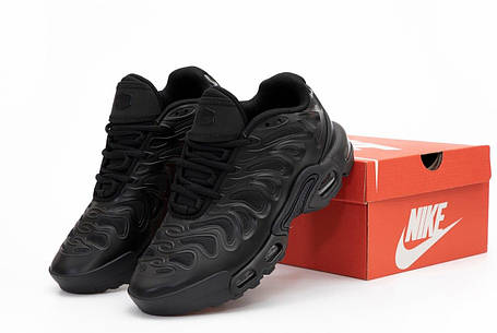 Чоловічі кросівки Nike Air Max Plus Drift Black Найк Аір Макс Дріфт чорні текстиль air-підошва демісезон, фото 1