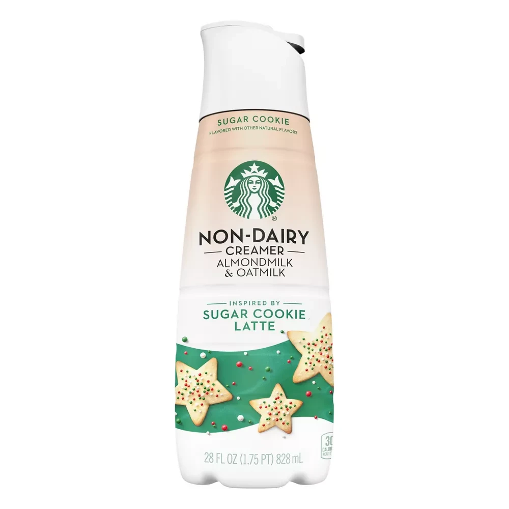 Рослинні вершки для кави Starbucks Sugar Cookie Non-Dairy Creamer 828 мл