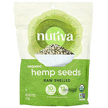 Очищене сире насіння Nutiva "Hemmpseed Raw Shelled" (227 г)