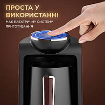 Електрична кавоварка для дому Sokany SK-0136 250 мл 550 Вт турка для кави, фото 3