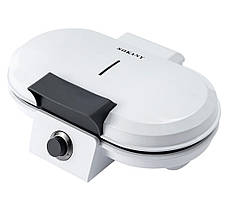 Вафельниця для бельгійських вафель SOKANY KJ-510 1200 Вт з антипригарним покриттям, фото 4