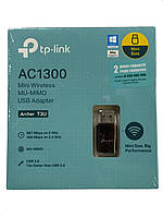 Wi-Fi адаптер TP-Link Archer T3U | AC1300 Міні Wi-Fi MU-MIMO USB-адаптер | Новий