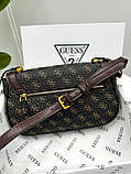 Сумка жіноча Guess через плечі коричневий, фото 7