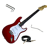 Набір електро гітара J8 HMG 101 RD + комбопідсилювач Amp TS GT-20 20W, фото 3