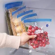 Вакуумні пакети для зберігання їжі МНОГО РОСУВАННЯ 15 пакетів LY-436, фото 1