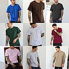 КОМПЛЕКТ 5 шт. базових футболок Fruit of the loom Valueweight однотонні 100% бавовна, фото 4