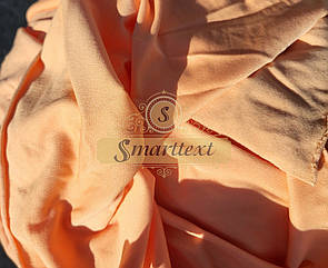 Трикотаж футер двонитка оранж (Туреччина)