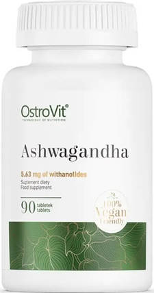 Ашвагандха OstroVit Ashwagandha 90 tab, фото 1