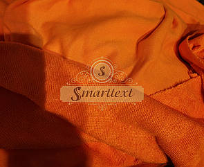 Тканина Тринитка без начісу (Петля діагональ) неон оранж Туреччина