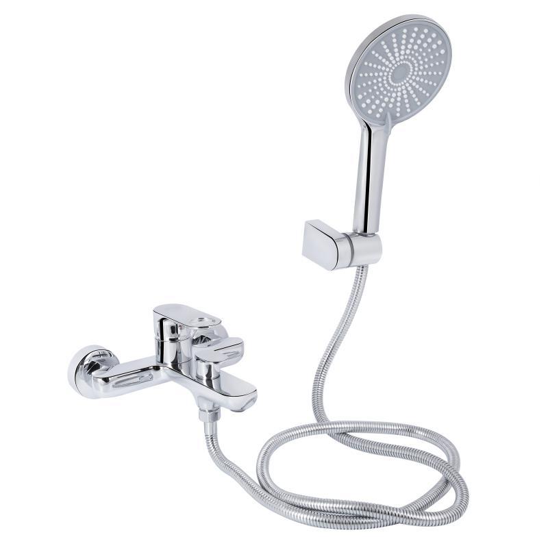 Змішувач для ванни Qtap Jay (з душовим гарнітуром) QTJAY259CRM45541 Chrome, фото 1