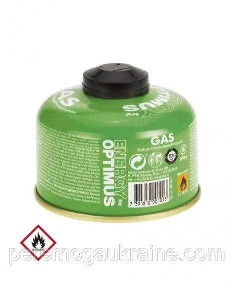 Картридж газовий Optimus butan 100 GR бутан.mil-tec 14911900