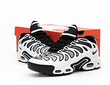 Чоловічі кросівки Nike Air Max Plus Drift White Black Grey Найк Аір Макс Дріфт білі текстиль air-підошва демісезон, фото 5